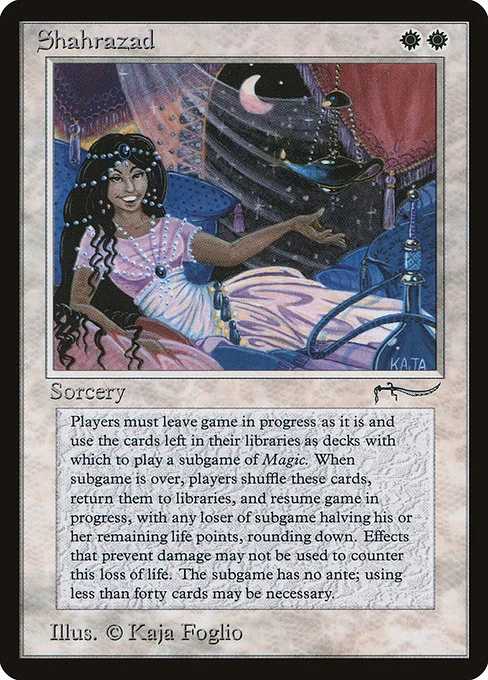 Shahrazad — Arabian Nights — Conjuro — Coste {W}{W}